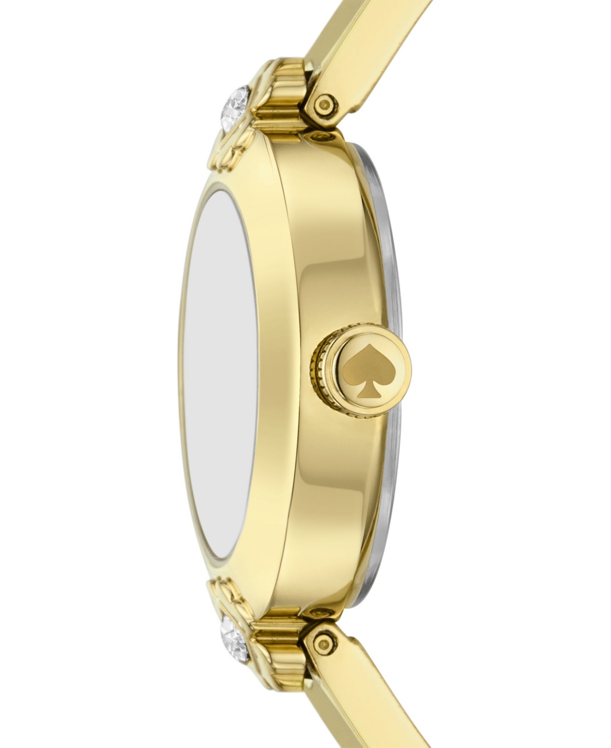 Kate Spade Women's Monroe Gold-tone Stainless Steel Bracelet Watch 24mm In Gold-tone