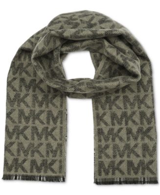 Michael Kors Men's Reversible MK Logo Scarf - Macy's