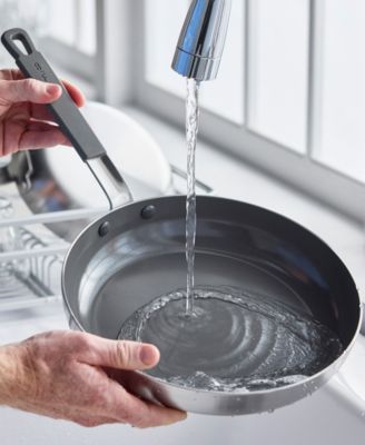 X Bobby Flay Nonstick Stainless Steel 8" and 10" Frypan Set