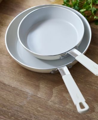 X Bobby Flay Nonstick Stainless Steel 8" and 10" Frypan Set