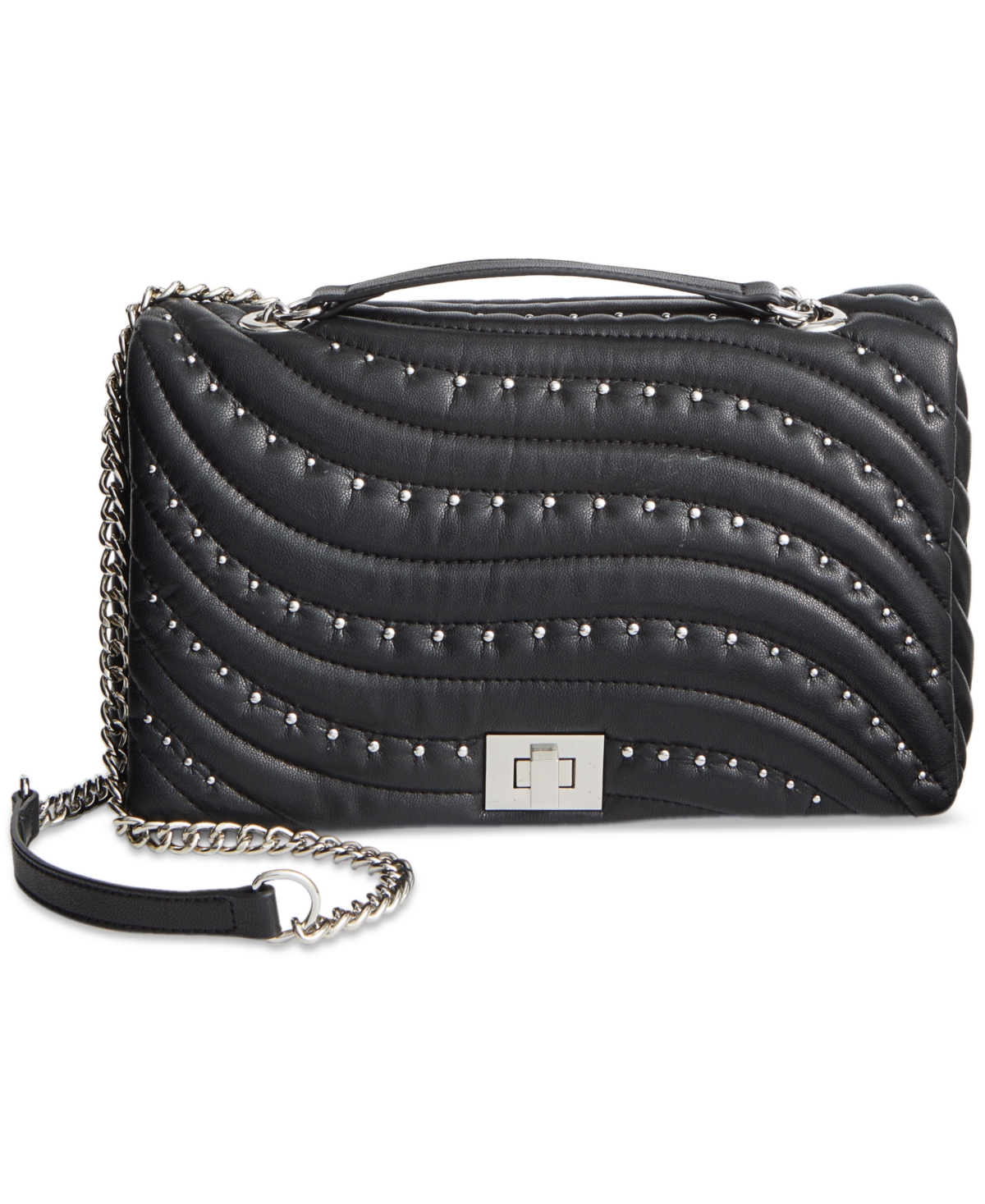 Soft Ajae Galaxy Quilt Small Shoulder Bag, Created for Macy's - Black