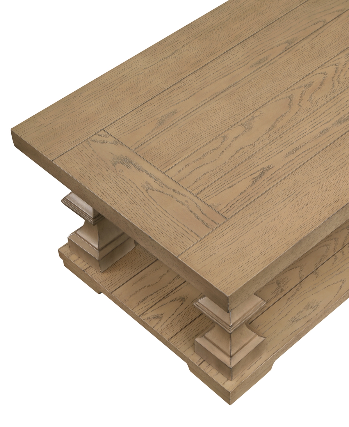 Macy's Dory 48" Wood Cocktail Table In Sandy Oak