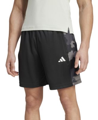 Adidas Men s Train Essentials Camo Training 7 Shorts Medium Black