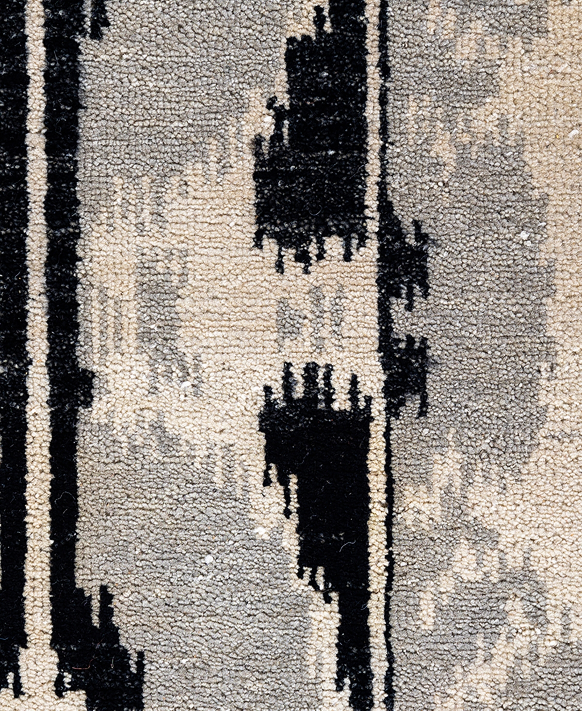 Adorn Hand Woven Rugs Indian Ooak M5996 8'1''x10'2'' Area Rug In Black