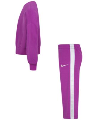 Toddler & Little Girls Shine Crewneck Top & Pants, 2 Piece Set	