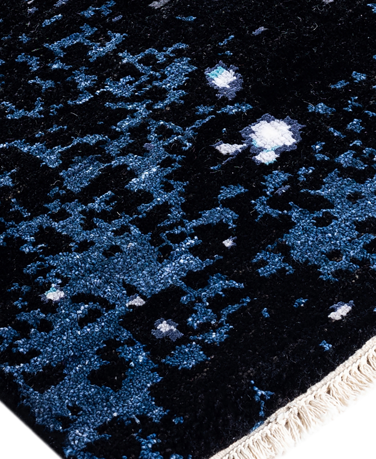 Adorn Hand Woven Rugs Indian Ooak M7124 8'2''x10' Area Rug In Black