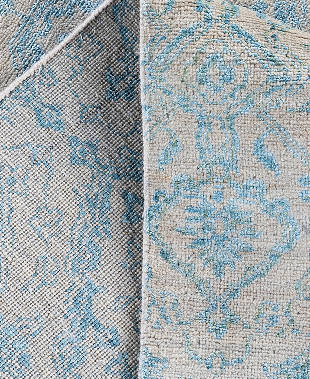 Adorn Hand Woven Rugs Indian Ooak M7122 9'x10'2'' Area Rug In Beige