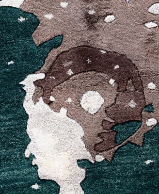 Indian OOAK M7079 8'x9'10'' Area Rug