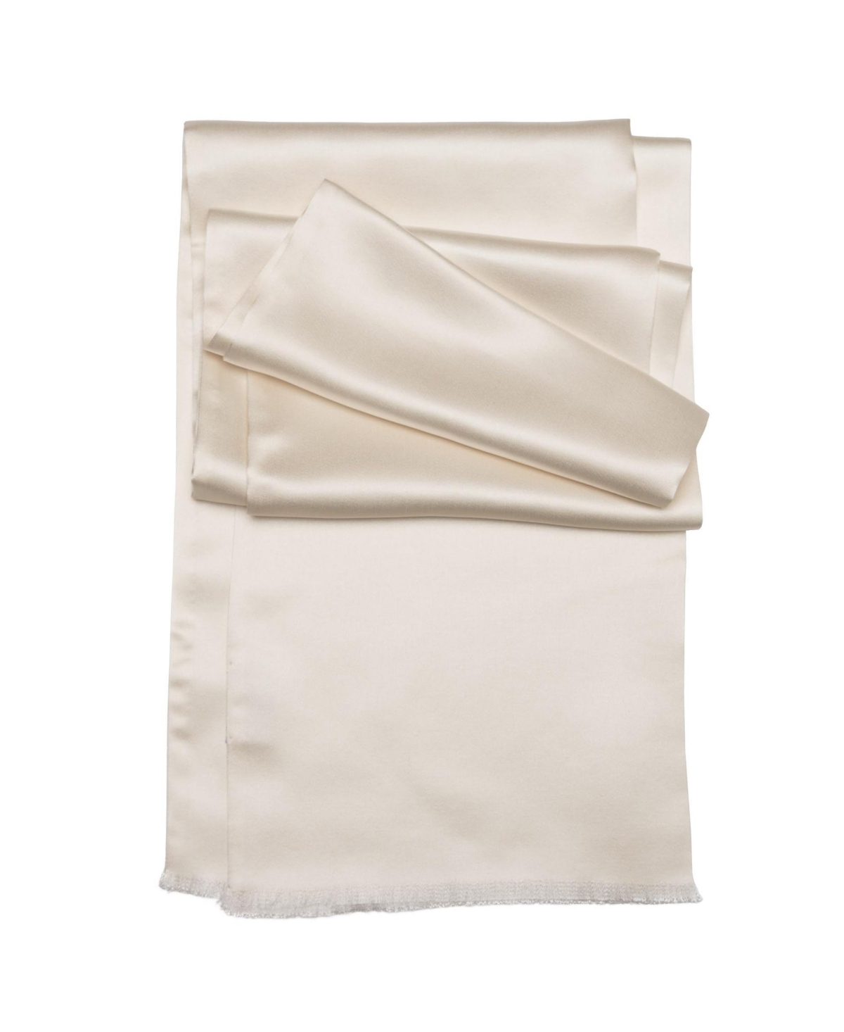 Men's La Scala - Silk Opera Scarf for Men - White