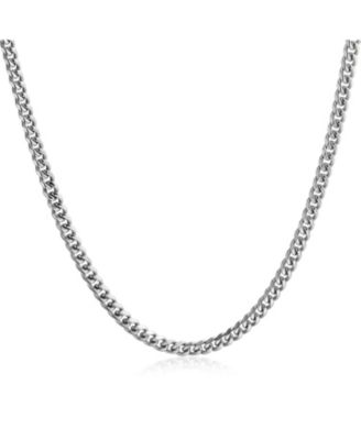 Heavy Duty Biker Jewelry Solid 8MM Curb Miami Cuban Link Chain Necklace Stainless Steel