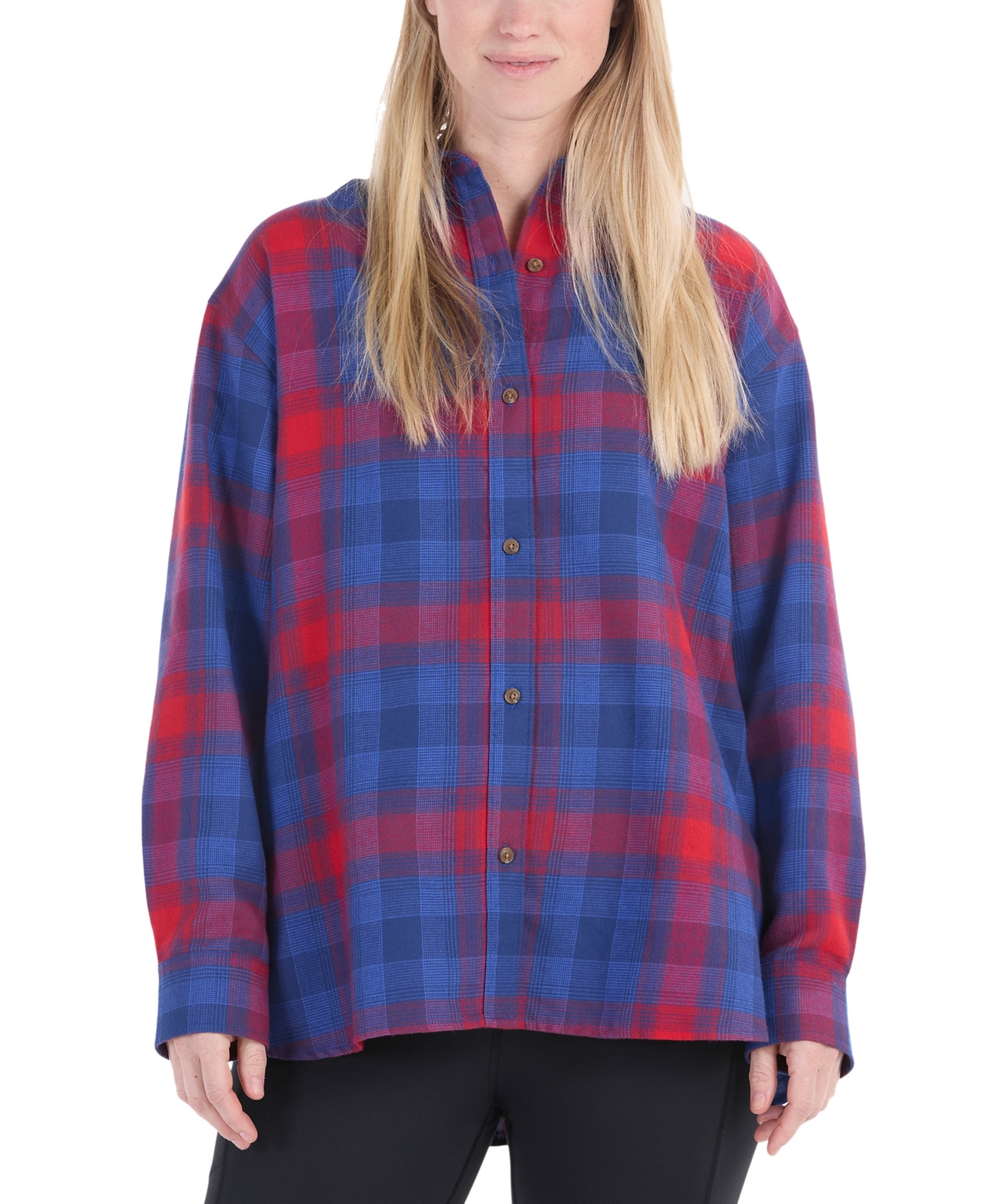 Women's Fairfax Flannel Shirt - Team Red