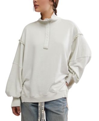 Free People - Women's Camden Henley Balloon-Sleeve Top