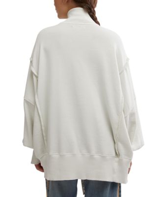 Women's Camden Henley Balloon-Sleeve Top