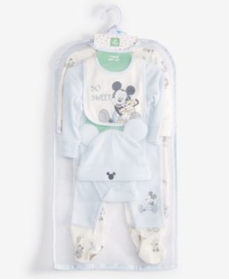 Baby Boys 7-Pc. Mickey Mouse Sleep-N-Play Gift Set