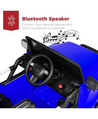 12V Kids Ride On Truck Car w/ Remote Control, Spring Suspension, Bluetooth, LED Lights