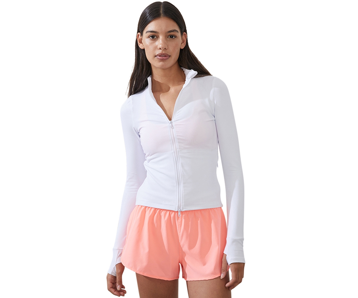Cotton On Women's Active Core Zip Through Long Sleeve