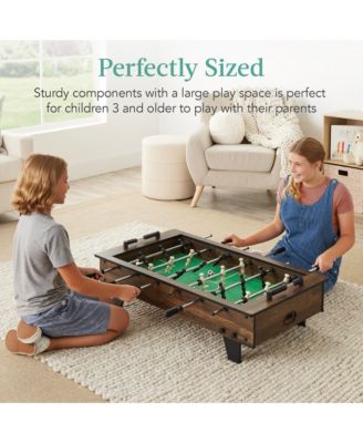 40in Tabletop Foosball Table, Arcade Table Soccer for Home, Game Room w/ 2 Balls