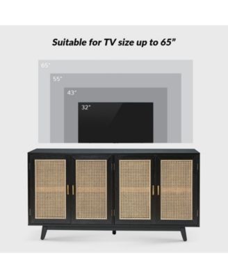 Byblis Rattan TV Stand for TVs up to 65"