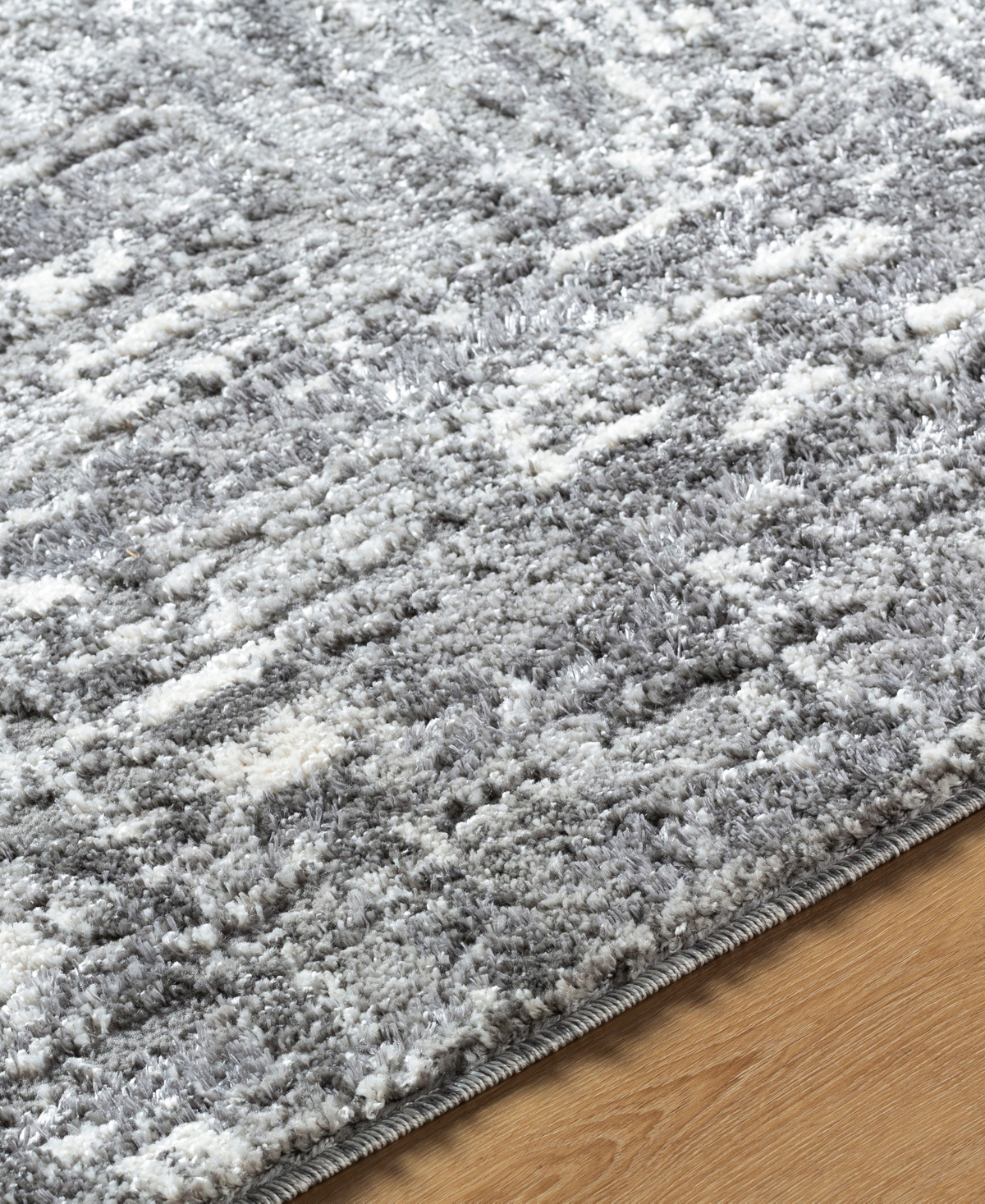 Livabliss Andorra Plus Arp-2303 5'3"x7'3" Area Rug In Gray,white