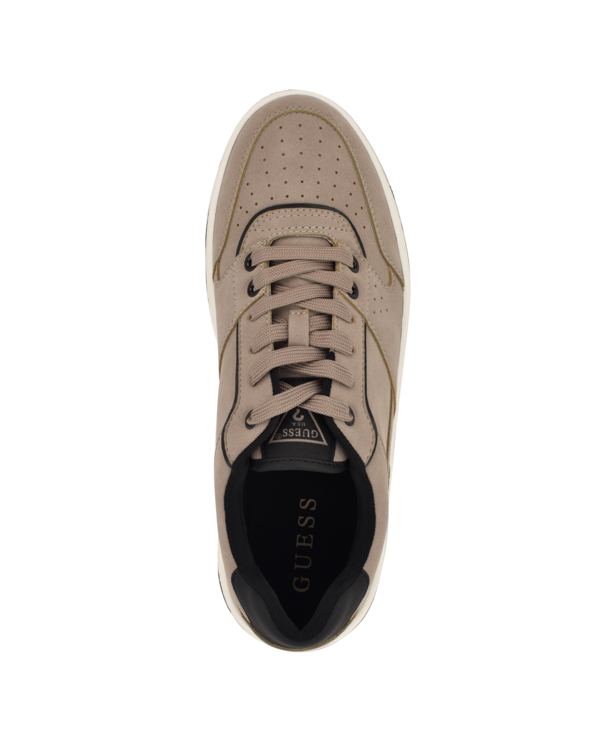 Guess Men's Jeril Casual Lace Up Fashion Sneakers -Black
