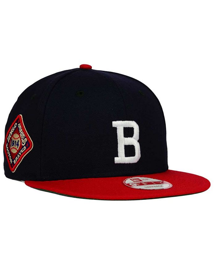 New Era Boston Braves 2 Tone Link Cooperstown 9FIFTY Snapback Cap - Macy's