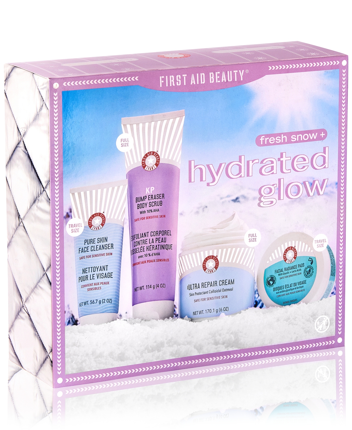 First Aid Beauty Bundle Up + Hydrate Holiday Gift Set - Full Face Skincare Routine
