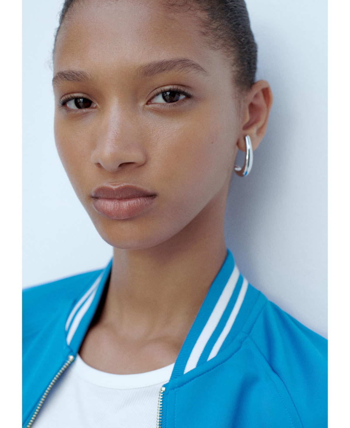 Mango Women's Contrast-Stripe Bomber Jacket