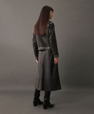 Women's Studded Leather Jacket