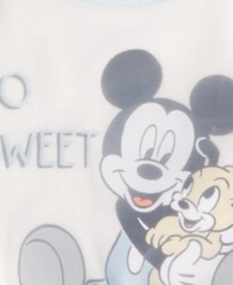 Baby Boys 7-Pc. Mickey Mouse Sleep-N-Play Gift Set