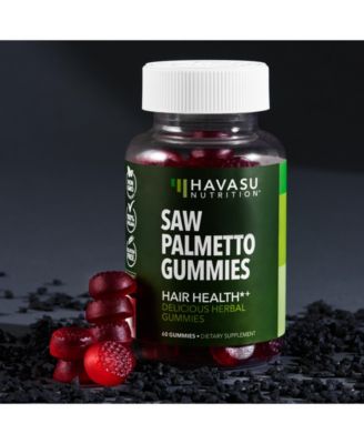 Saw Palmetto Gummies, Raspberry Flavored, 60ct