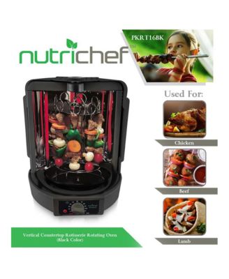 Carbon Steel Vertical Countertop Rotisserie Rotating Oven