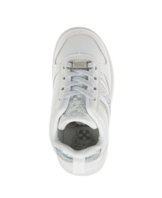 Toddler Girls Elastic Laces Rhinestones Court Sneaker