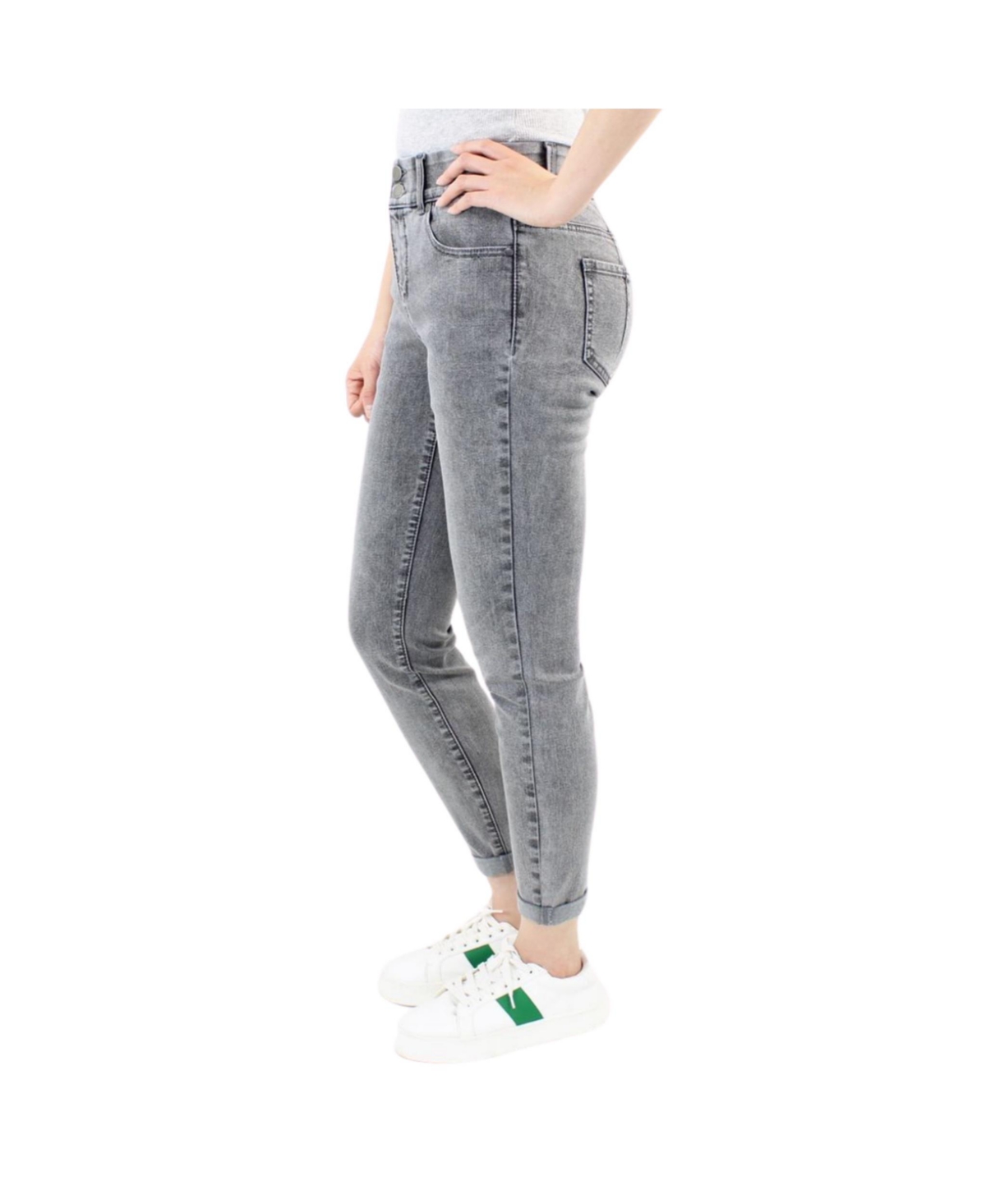 Women's Grey Tummy Control Skinny Jean - Grey