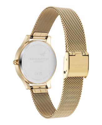 Women's Wonder Lust Gold-Tone Stainless Steel Mesh Bracelet Watch 30mm