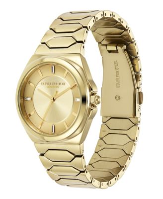 Women's Lustre Gold-Tone Stainless Steel Bracelet Watch 34mm