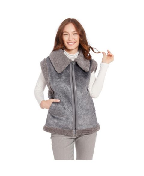 Женские жилеты Frye Women's Sarah Faux Shearling Vest
