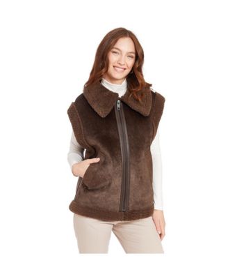 Women's Sarah Faux Shearling Vest