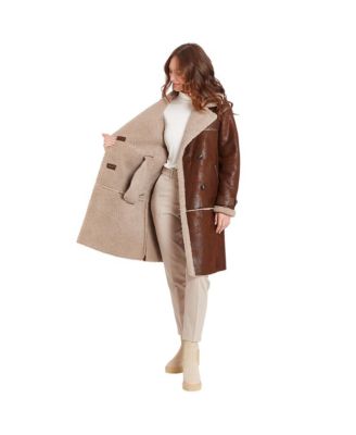 Women's Kimmy Long Faux Shearling Coat