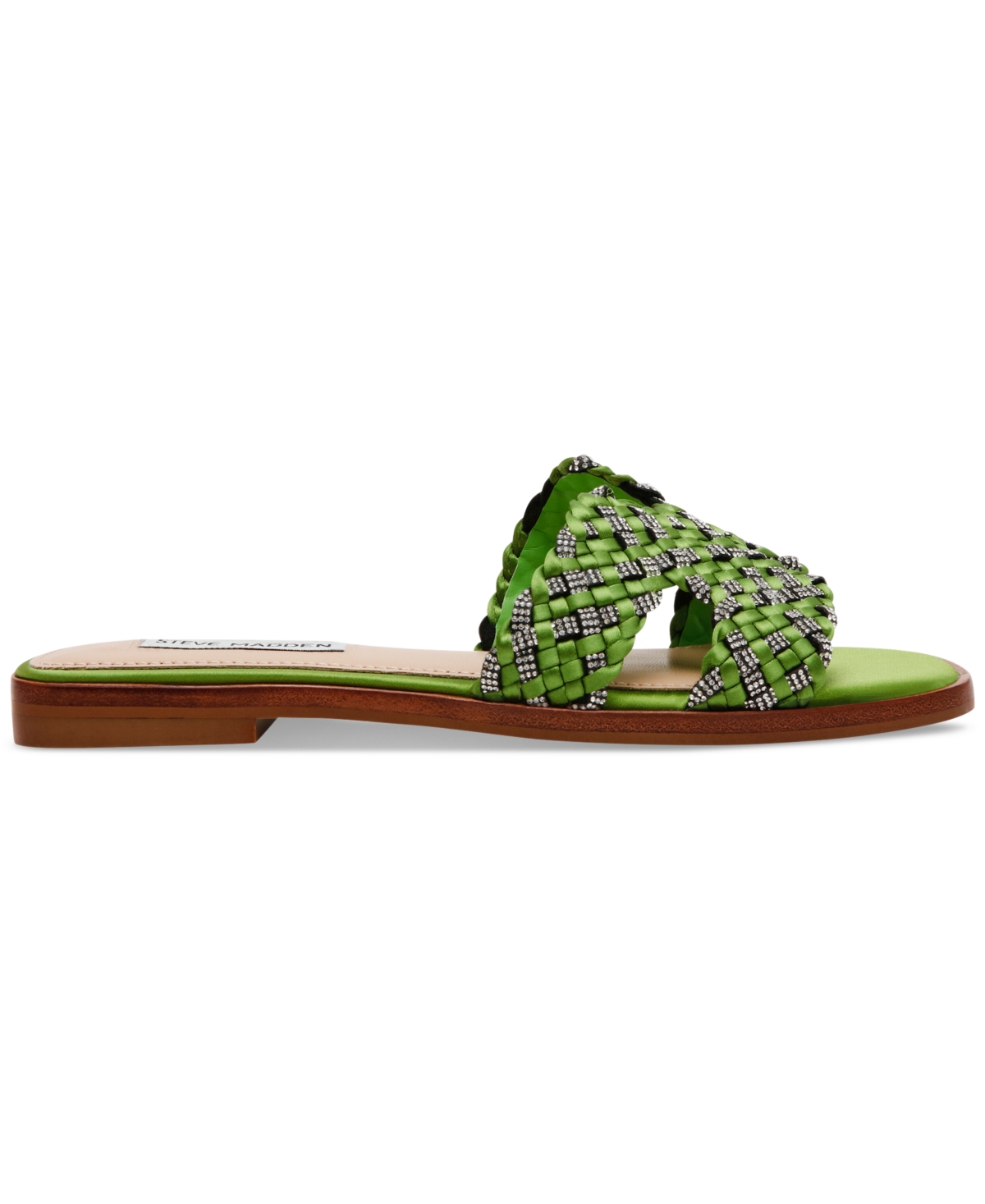Steve Madden Women's Hadyn-rw Slide Sandals -Rhinestone