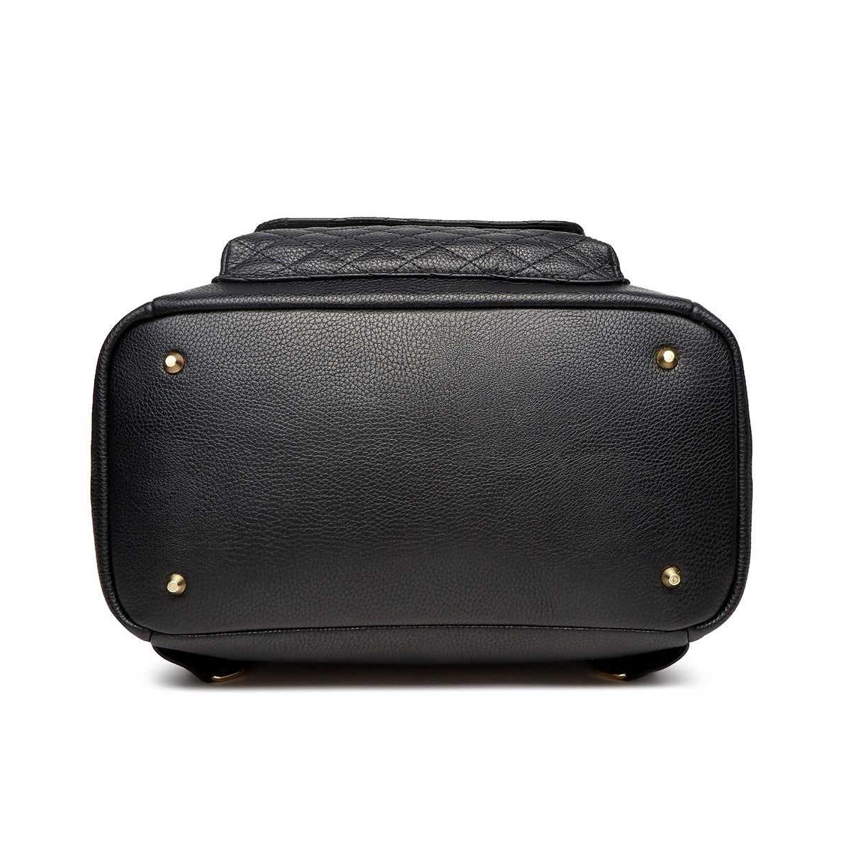 Luli Bebe Toddler Petit Monaco Diaper Bag Backpack, Made from Luxury Materials with Stylish Exterior, Spacious Interior for all Baby Products - Latte