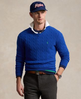 Polo Ralph Lauren Men s Wool Cashmere Cable Knit Sweater Macy s