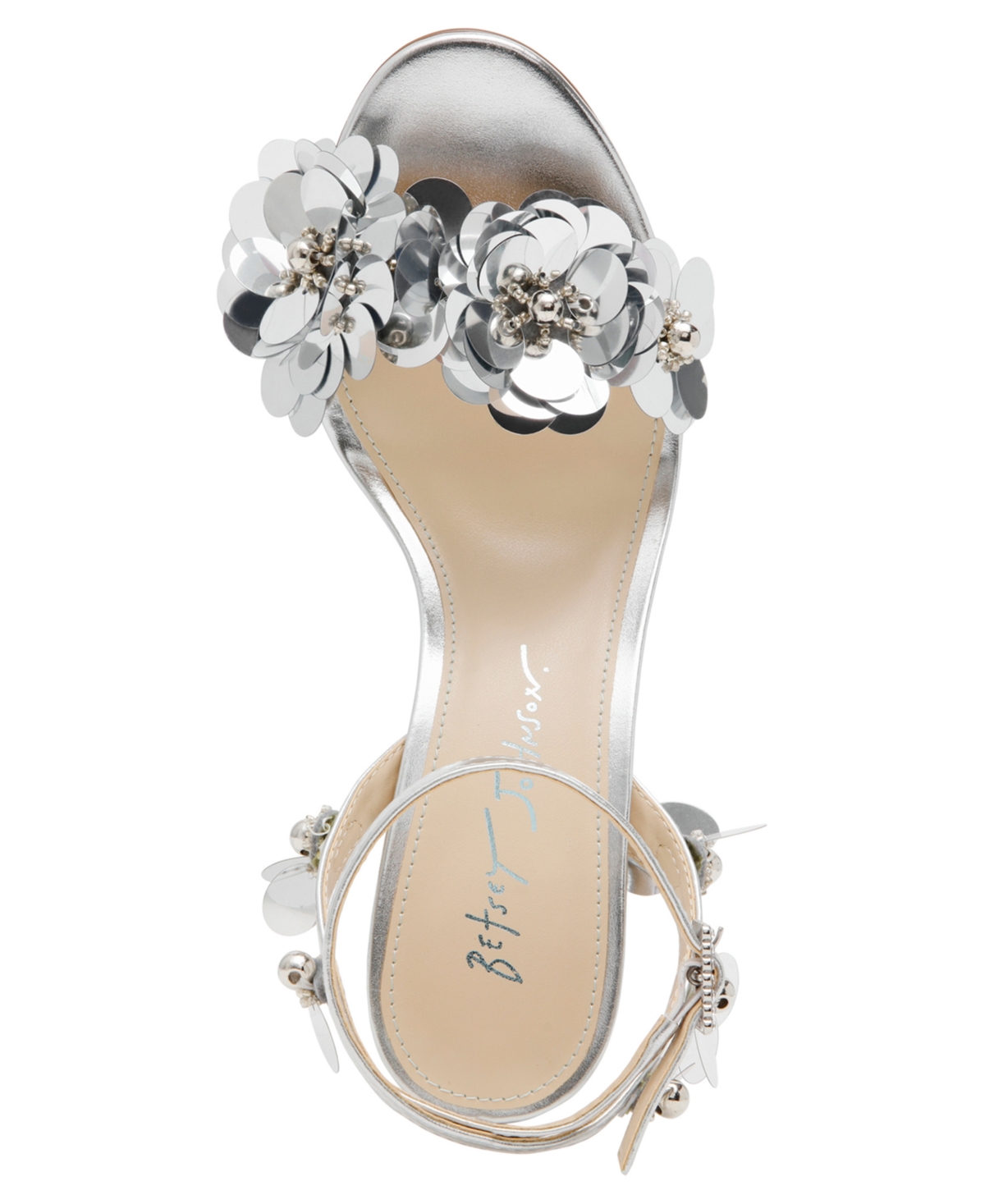 Betsey Johnson Arlo Sequin Dress Sandals