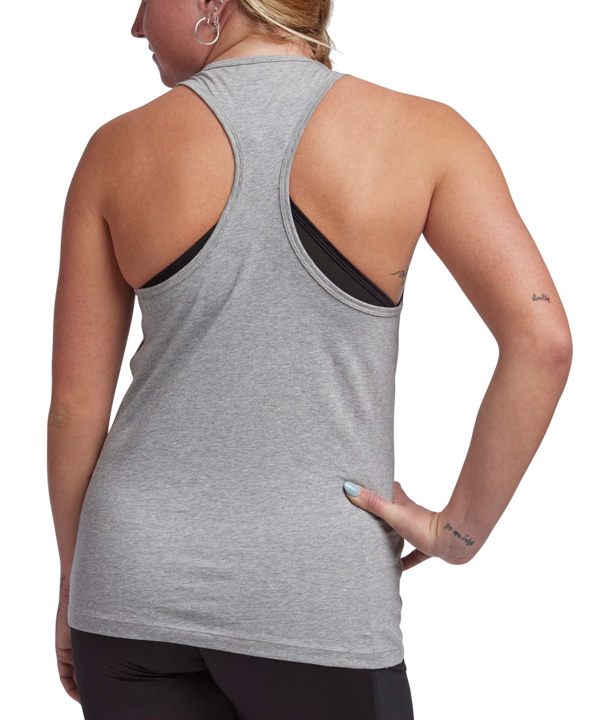 Reebok Women's Vector Graphic Logo Racerback Tank Top