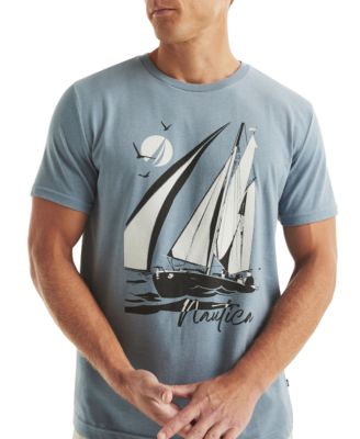 Nautica - Men's Classic-Fit Sailboat Graphic T-Shirt