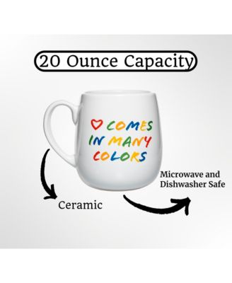 20oz Ceramic, Microwave & Dishwasher Safe, Inspirational Design Coffee Mug