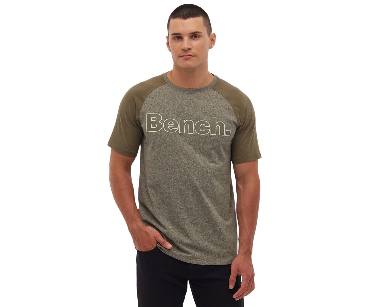 Bench Dna Men's Runcorn Colorblock Raglan Sleeve T-Shirt