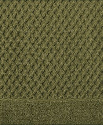 Quick-Drying Cotton Diamond Waffle Textured 4-Piece Bath Towel Set