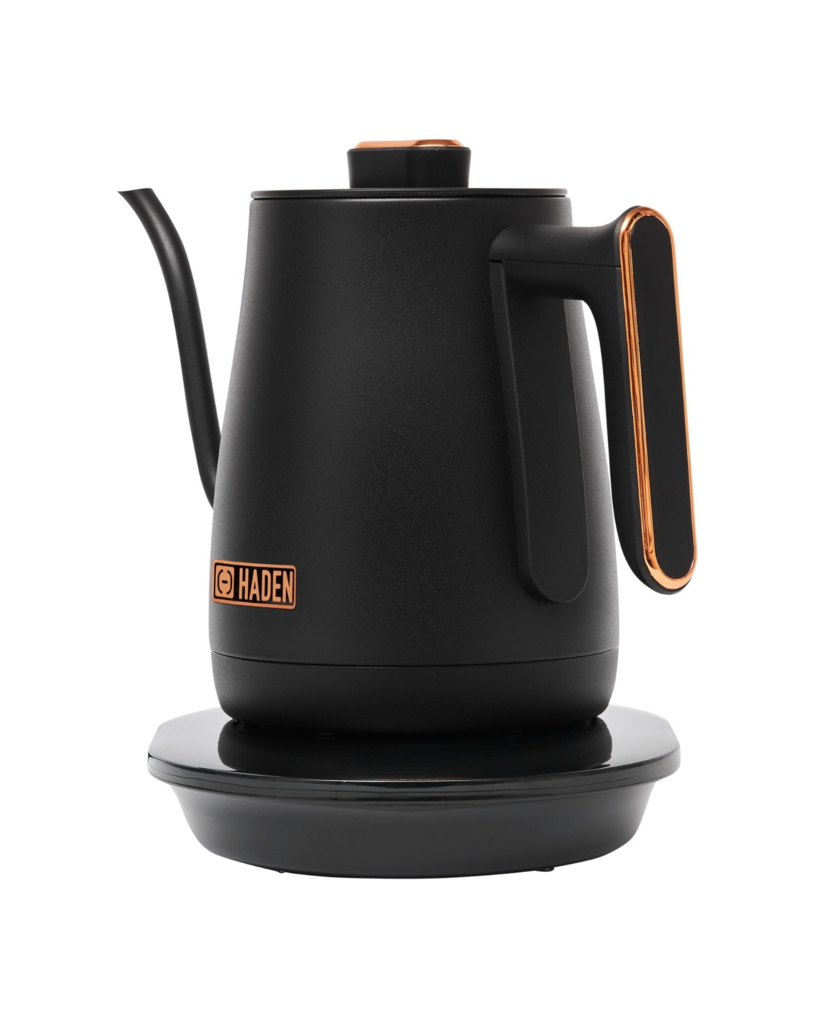 Haden Gooseneck 6 Liter Pour Over Cordless Digital Electric Kettle In Black,copper