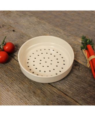 Ron 9.75" Stoneware Steamer Insert
