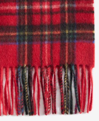 Men's Plaid Cashmere Scarf, Created for Macy's